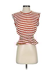 Veronica Beard Jeans Short Sleeve Top