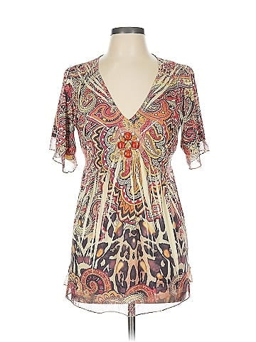 One World Short Sleeve Blouse (view 1)
