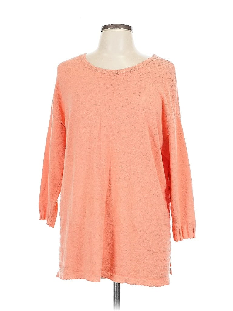 Pre-owned Chico's Pullover Sweater In Pink