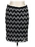 Sunny Leigh 100% Polyester Chevron-herringbone Black Casual Skirt Size XL - photo 2