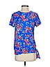 Lands' End Blue Short Sleeve Blouse Size XS - photo 1