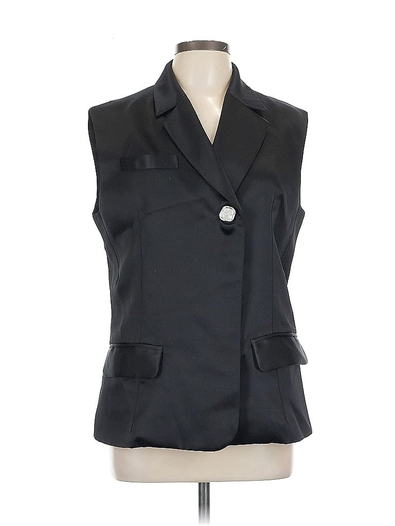 Pre-owned Nomia Tuxedo Vest In Black