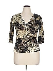 August Silk 3/4 Sleeve Top