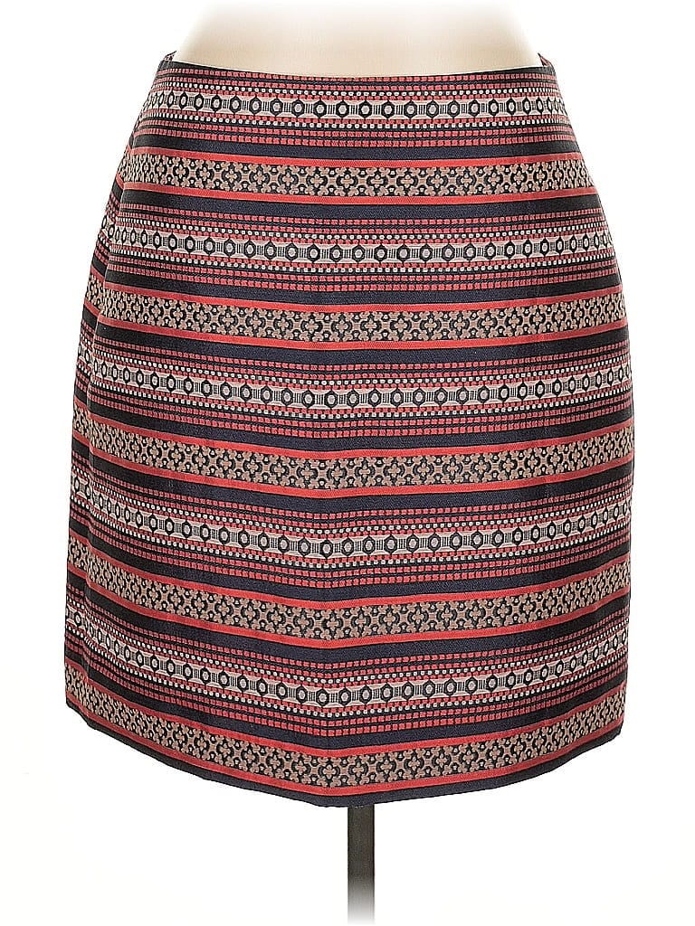 Pre-owned Ann Taylor Loft Casual Skirt In Burgundy