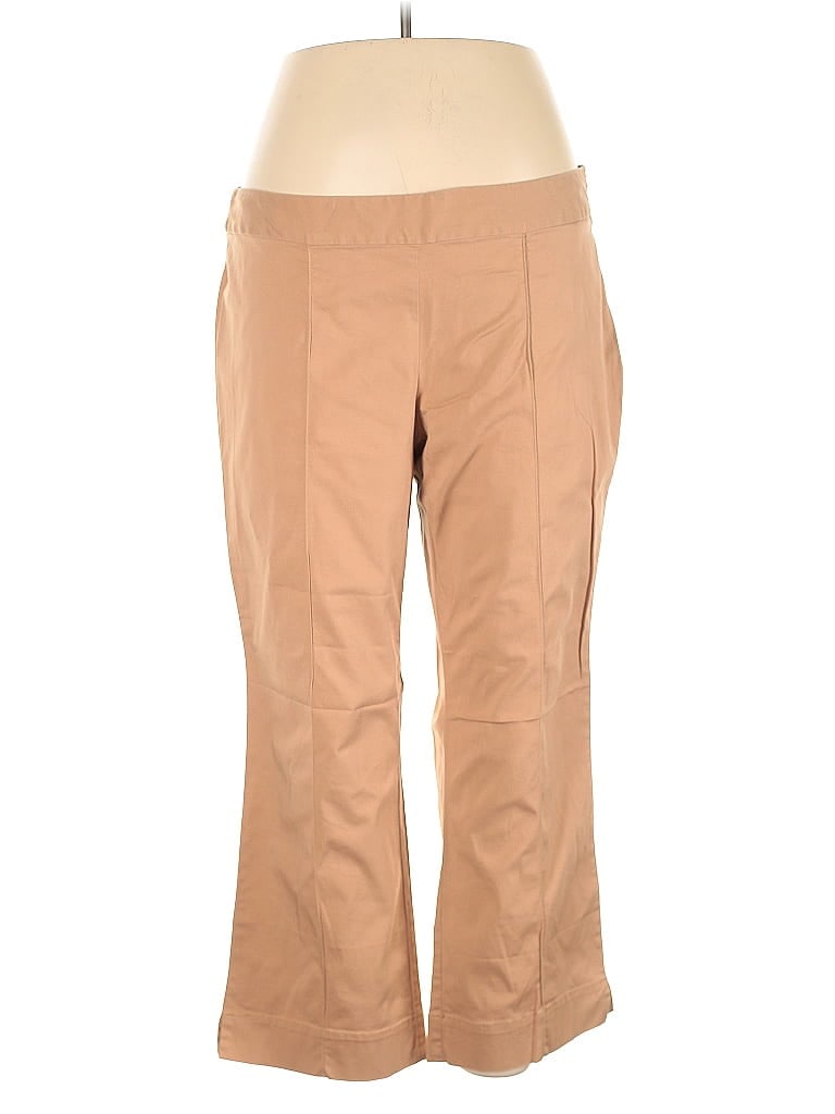 Pre-owned Tommy Hilfiger Khaki Pant In Brown