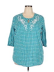 Woman Within 3/4 Sleeve Blouse