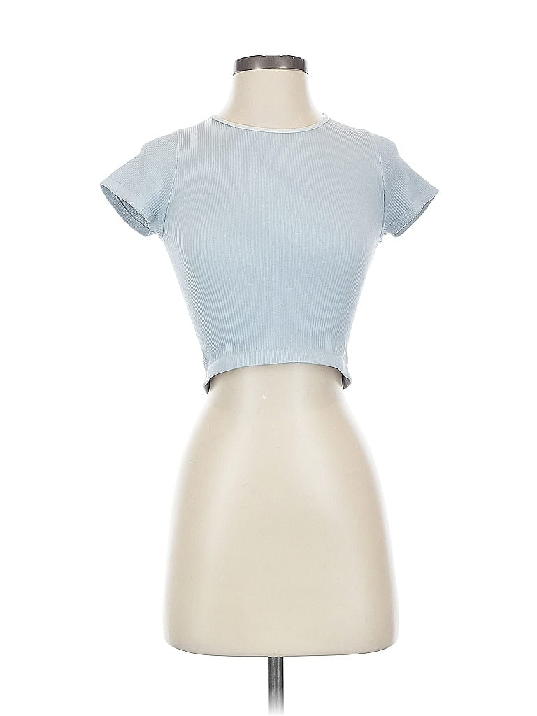 Pre-owned Out From Under Short Sleeve T-shirt In Blue