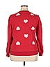 Charter Club Hearts Red Pullover Sweater Size XXL - photo 2