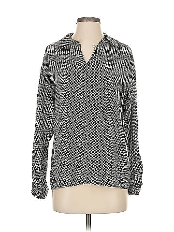 Salvatore Ferragamo Long Sleeve Silk Top (view 1)