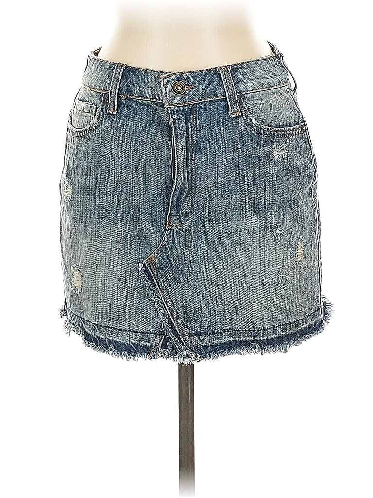Pre-owned Rewash Denim Skirt In Blue