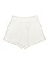showpo 100% Polyester Solid Ivory Shorts Size 8 - photo 2