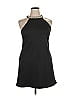 Speechless Solid Black Cocktail Dress Size XL - photo 1