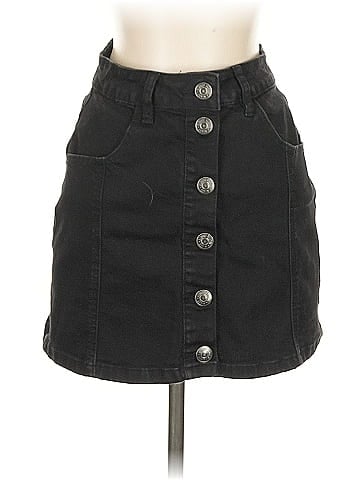 Almost Famous Denim Skirt (view 1)