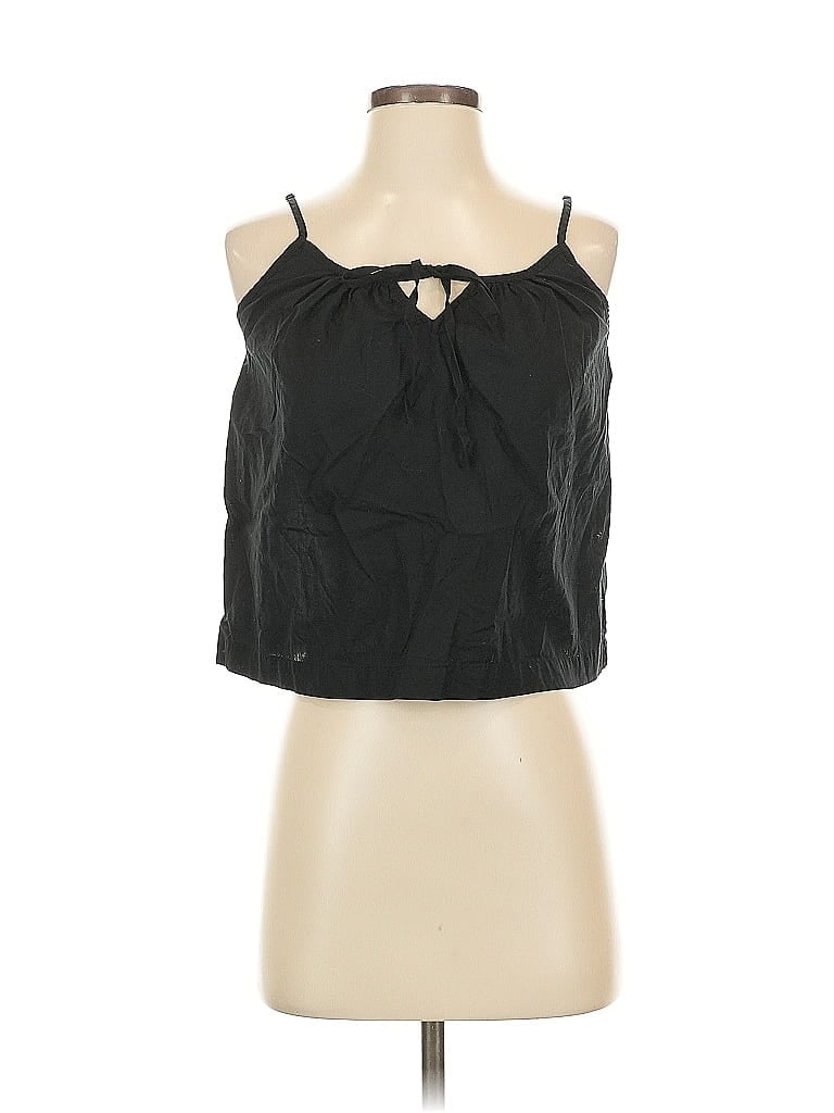 Pre-owned Gap Body Sleeveless Blouse In Black