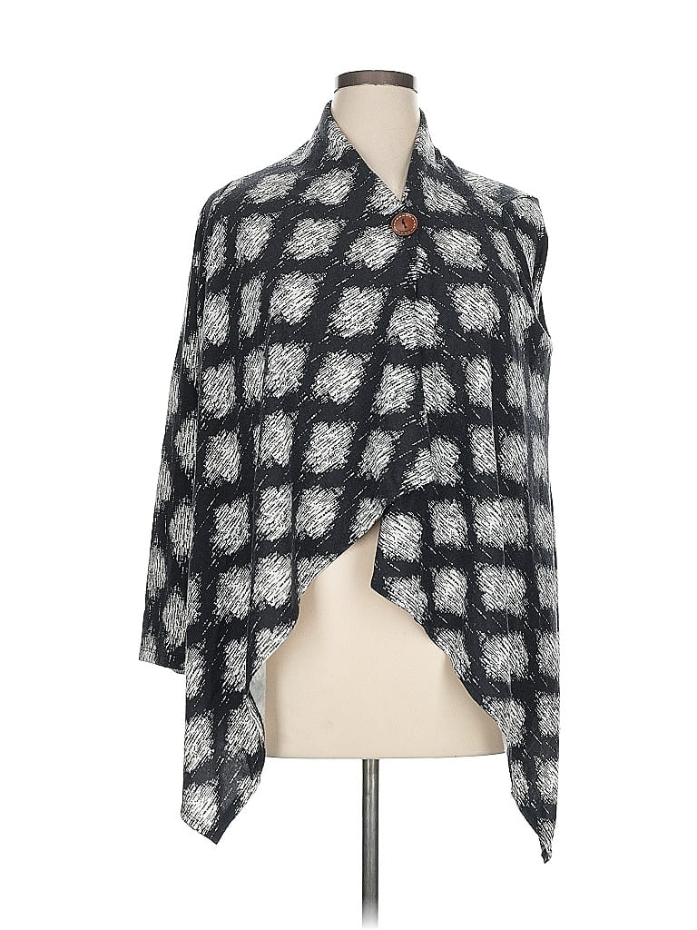 Pre-owned Bobeau Cardigan Sweater In Gray