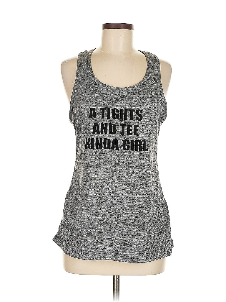 Pre-owned C9 By Champion Tank Top Gray Halter Neckline Tops