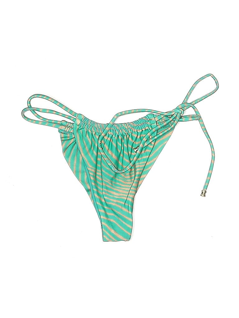 Pre-owned Vix By Paula Hermanny Swimsuit Bottoms In Blue