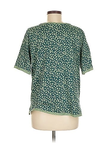 LOGO by Lori Goldstein Short Sleeve Blouse (view 2)