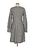 Ann Taylor Factory Tweed Gray Casual Dress Size M - photo 2