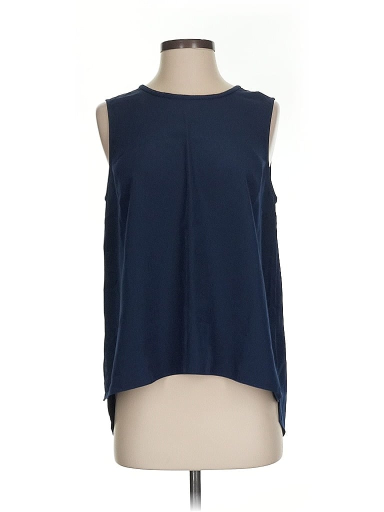 Pre-owned Soft Surroundings Sleeveless Blouse In Blue