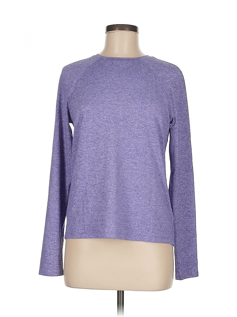 Lululemon Athletica Purple Long Sleeve T-Shirt Size 6 - photo 1
