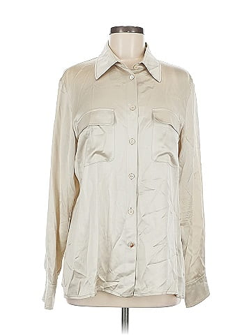 Escada Long Sleeve Silk Top (view 1)