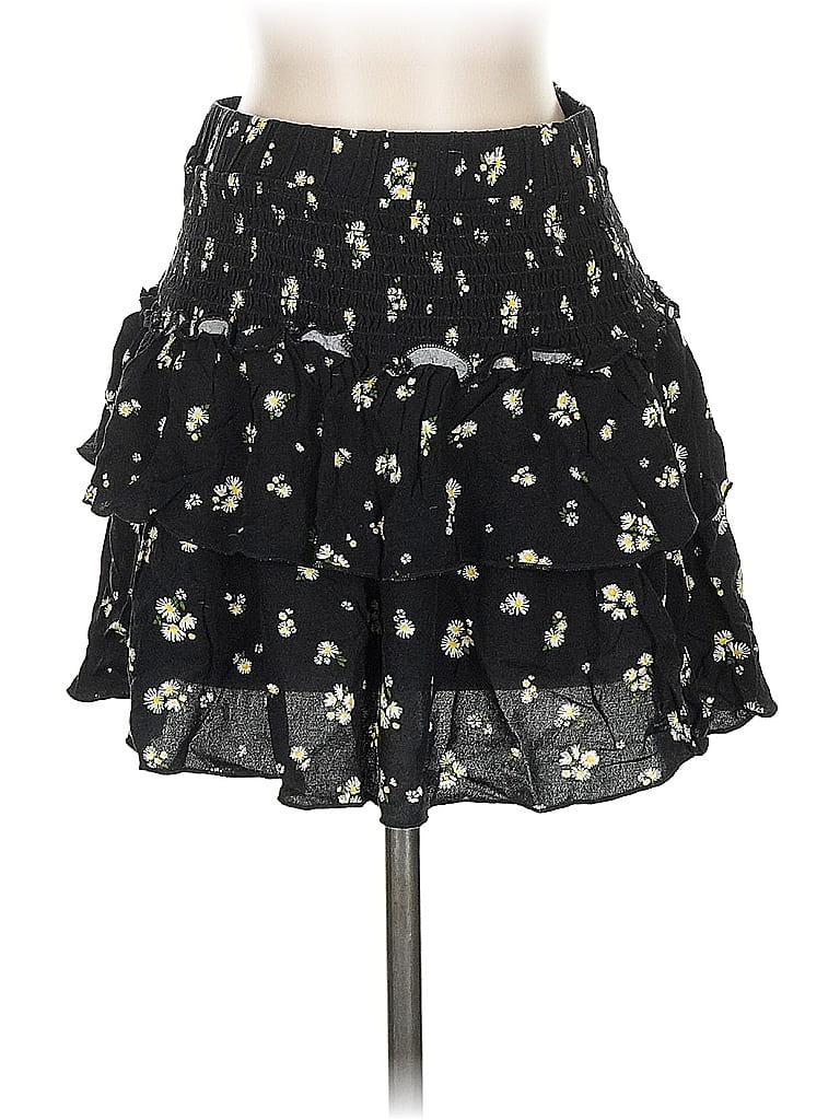 Pre-owned Blue Rain Casual Skirt In Black