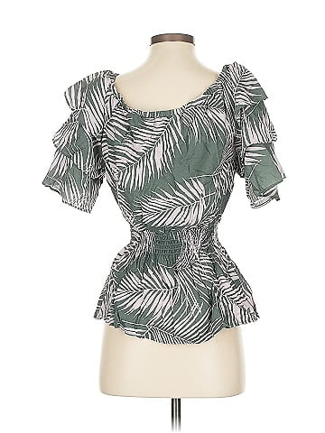 Alice Blue Short Sleeve Blouse (view 2)