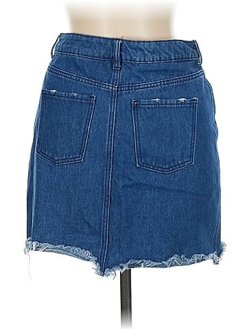 Divided by H&M Denim Skirt (view 2)