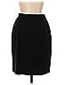 Talbots 100% Polyester Solid Black Formal Skirt Size 10 - photo 1