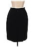 Talbots 100% Polyester Solid Black Formal Skirt Size 10 - photo 2