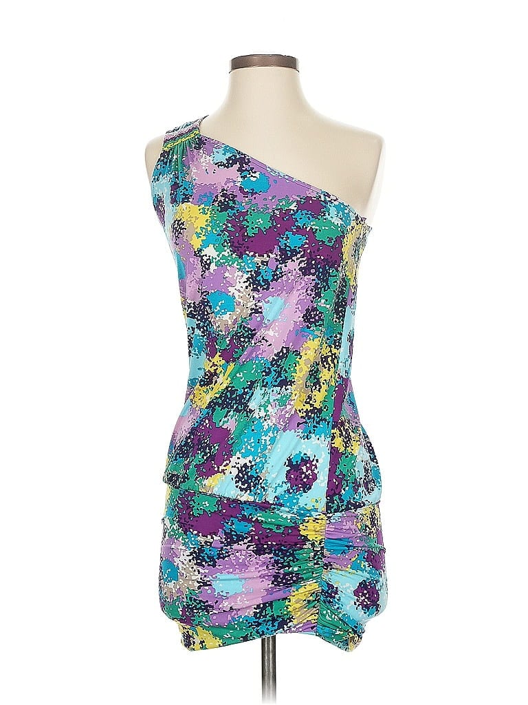 Pre-owned Bcbgmaxazria Cocktail Dress In Purple