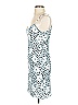 Quiz Animal Print Blue Cocktail Dress Size 4 - photo 5