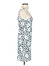 Quiz Animal Print Blue Cocktail Dress Size 4 - photo 4