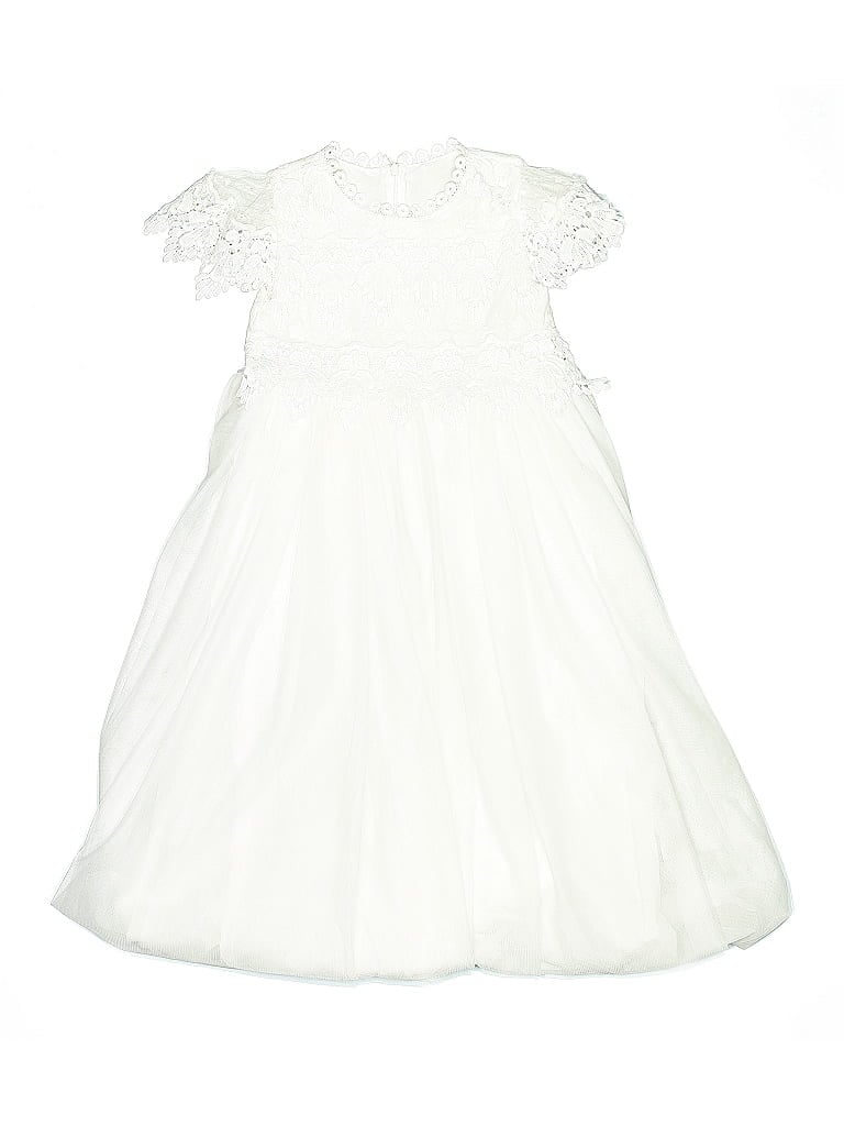 Pre-owned Unbranded Kids' Dress In White