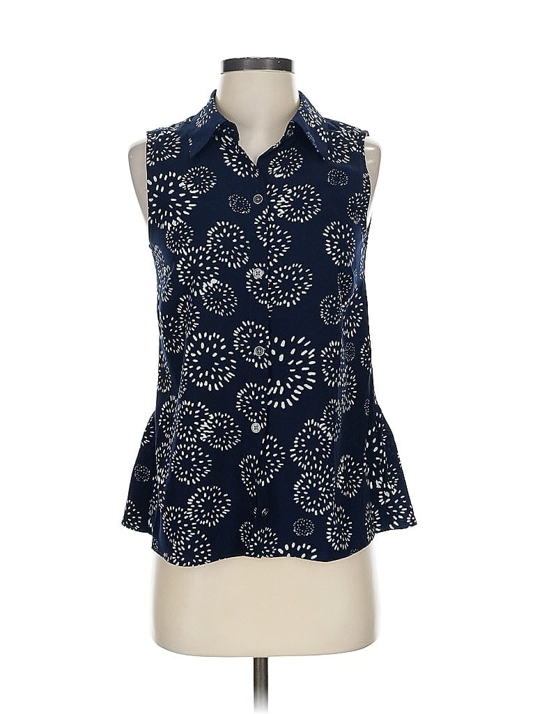 CABI Pre-owned Sleeveless Blouse In Blue