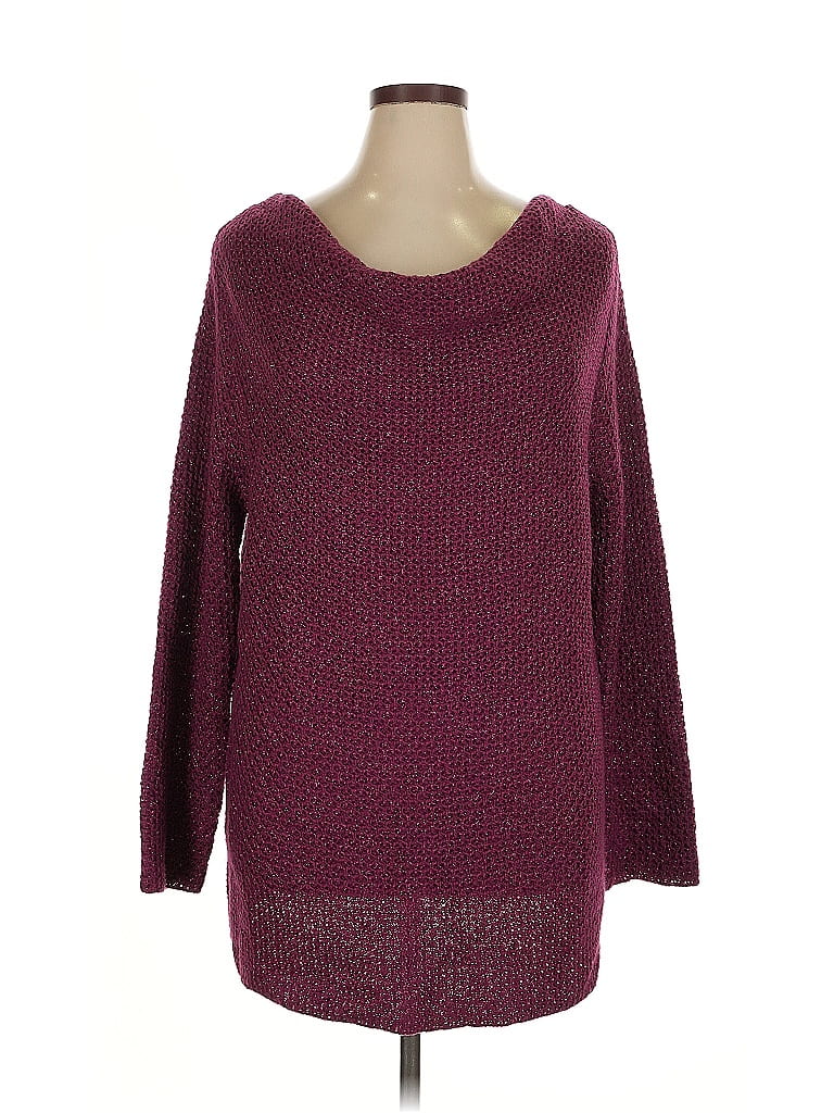 Click to view more detailed imagery on our partner's website Pre-owned Jaclyn Smith Pullover Sweater In Burgundy