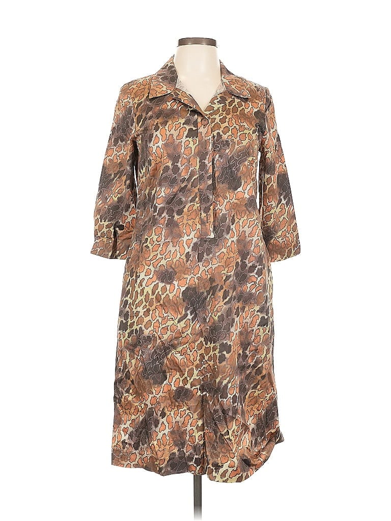 Click to view more detailed imagery on our partner's website Pre-owned Leggiadro Casual Dress In Brown