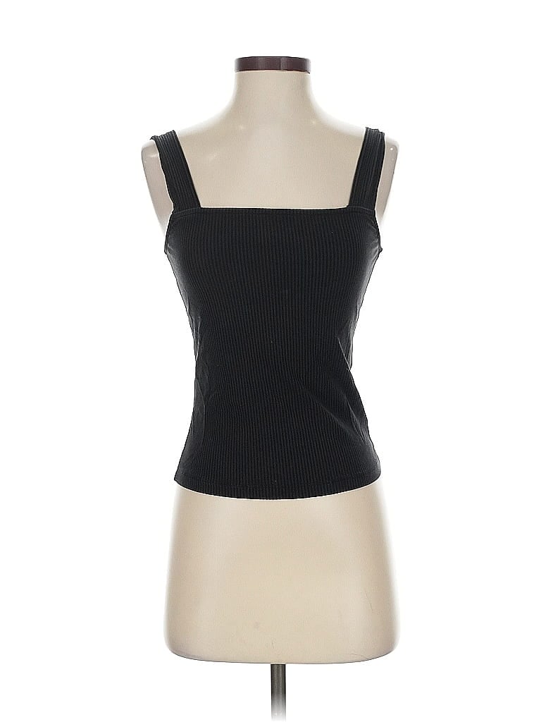 Pre-owned The Drop Tank Top Black Strapless Neckline Tops