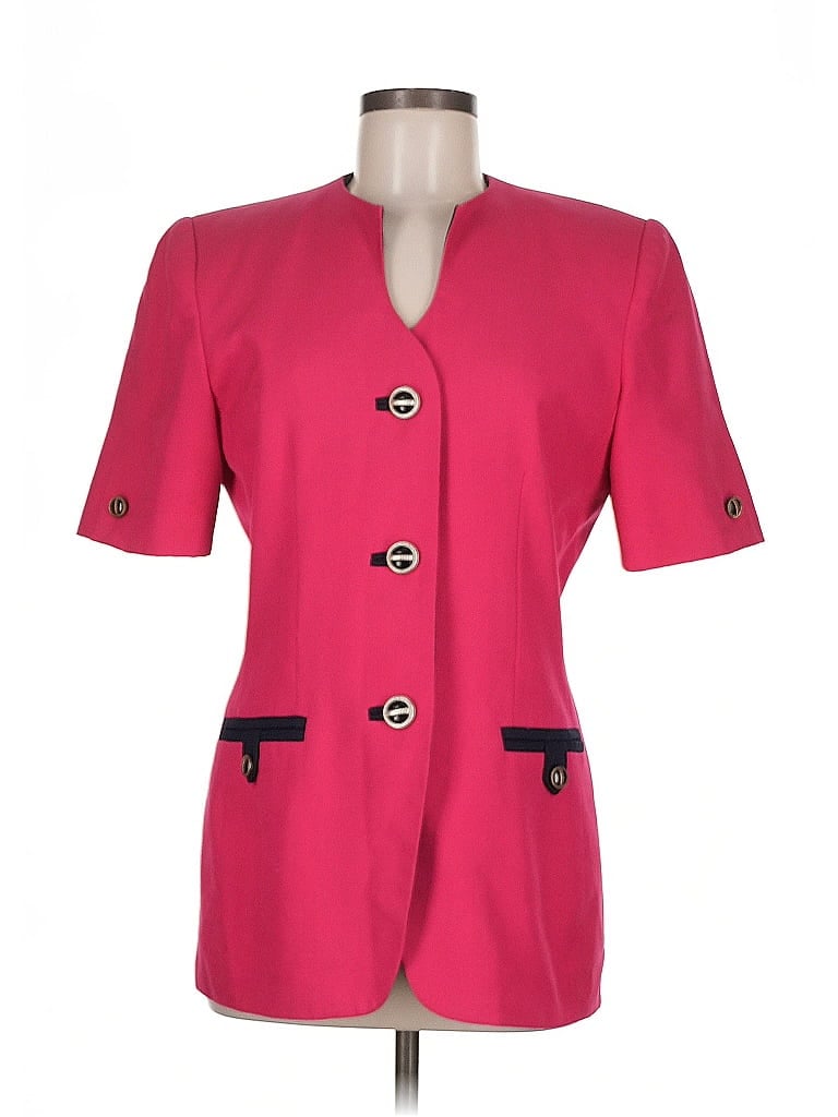 Pre-owned Kasper A.s.l. Blazer Jacket In Pink