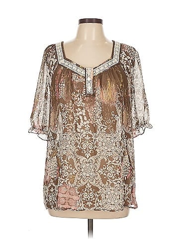 Notations 3/4 Sleeve Blouse (view 1)