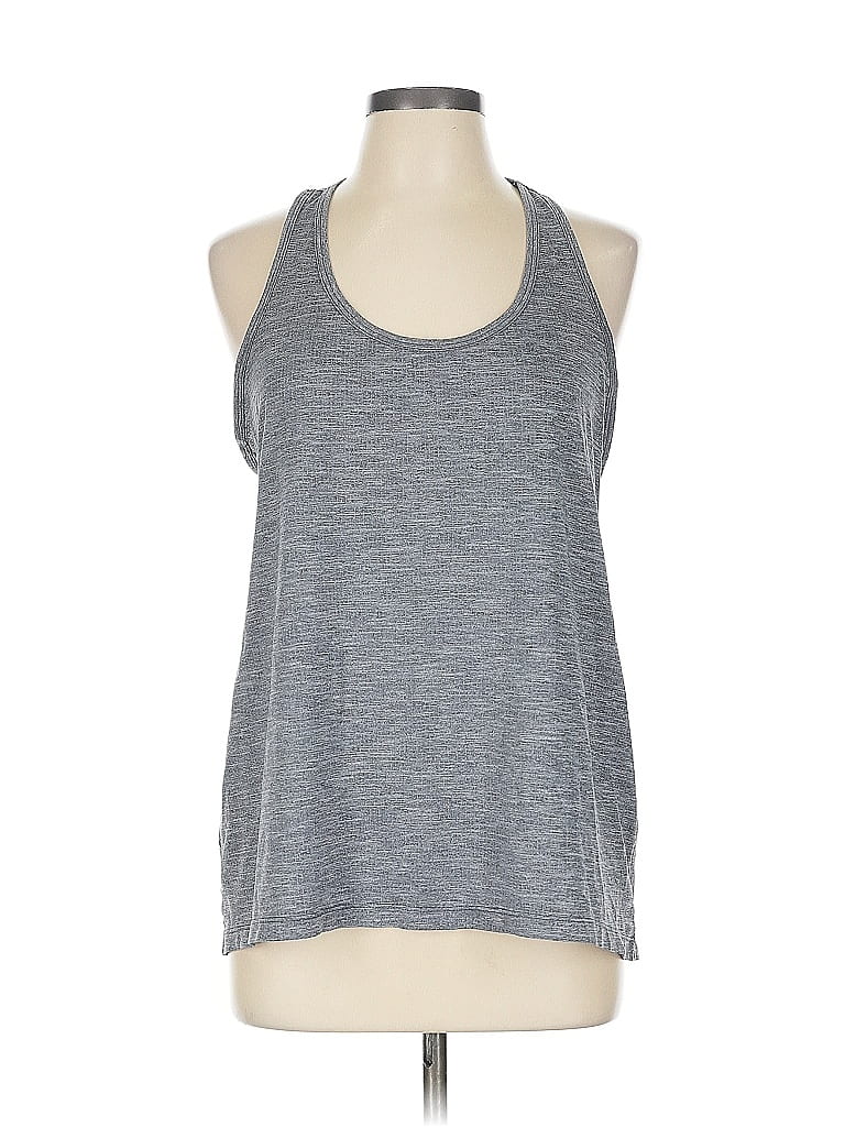 Pre-owned Active By Old Navy Tank Top Gray Halter Neckline Tops