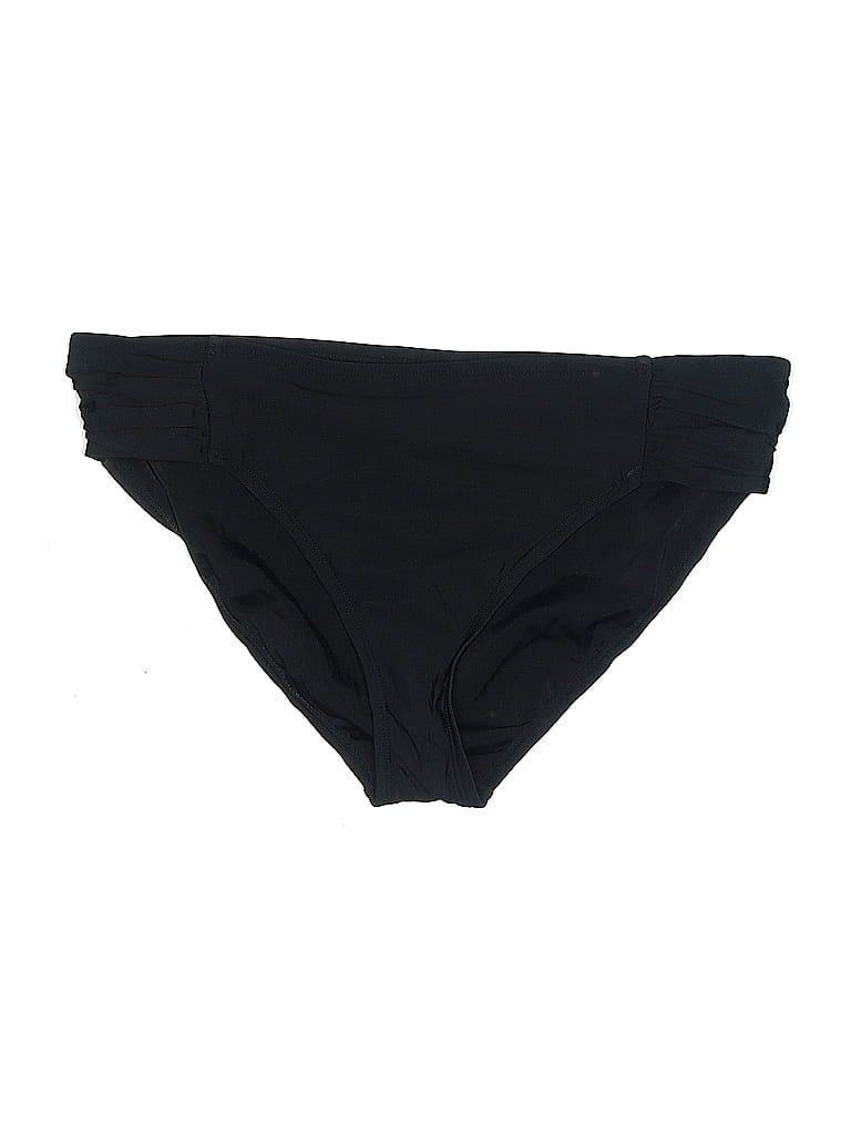 Pre-owned Aqua Green Swimsuit Bottoms In Black