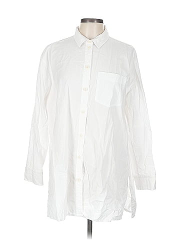 Madewell 3/4 Sleeve Button-Down Shirt (view 1)