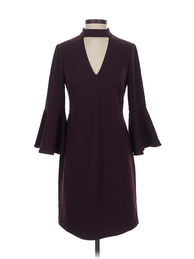 Pre-owned Eliza J Cocktail Dress In Burgundy