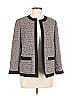 Kasper Houndstooth Gray Blazer Size 12 - photo 1