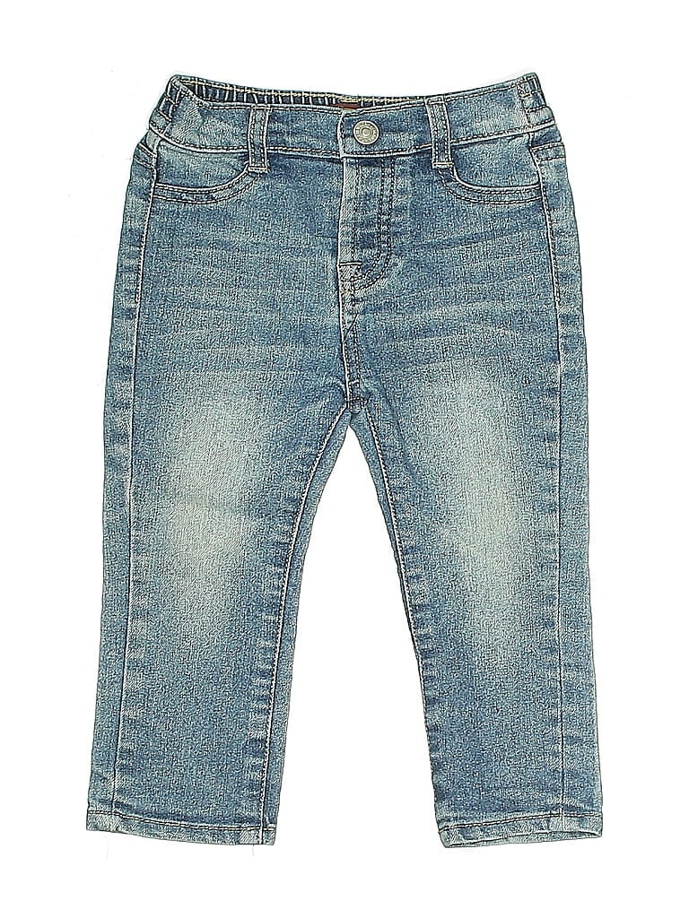 Pre-owned 7 For All Mankind Kids' Jeans In Blue
