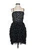 Armani Exchange 100% Polyester Stars Black Cocktail Dress Size 0 - photo 1
