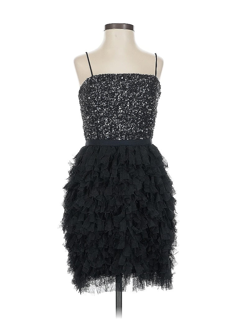 Armani Exchange 100% Polyester Stars Black Cocktail Dress Size 0 - photo 1