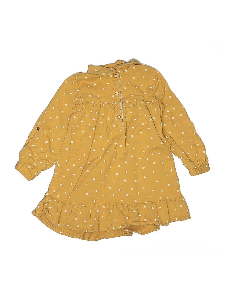 Zara Baby 100% Cotton Yellow Dress Size 18-24 mo - photo 1